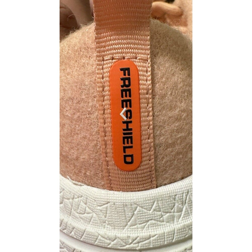 FreeShield Peach Pink Wool Blend Walking Shoes Womens 6.5 Casual Lace-Up Sneaker - Picture 5 of 10